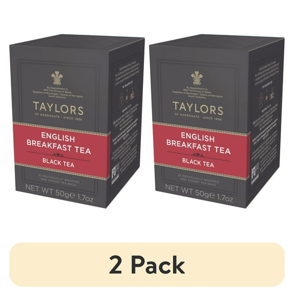 (2 pack) Taylors of Harrogate English Breakfast, 20 Count(Pack of 1)