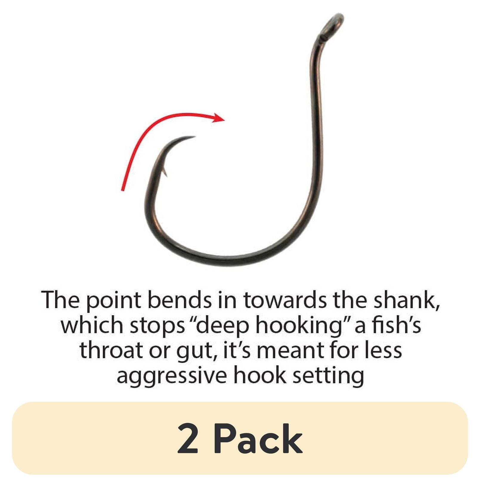 (2 pack) Team Catfish Octopus Circle Offset Hook 3/0 circle hook