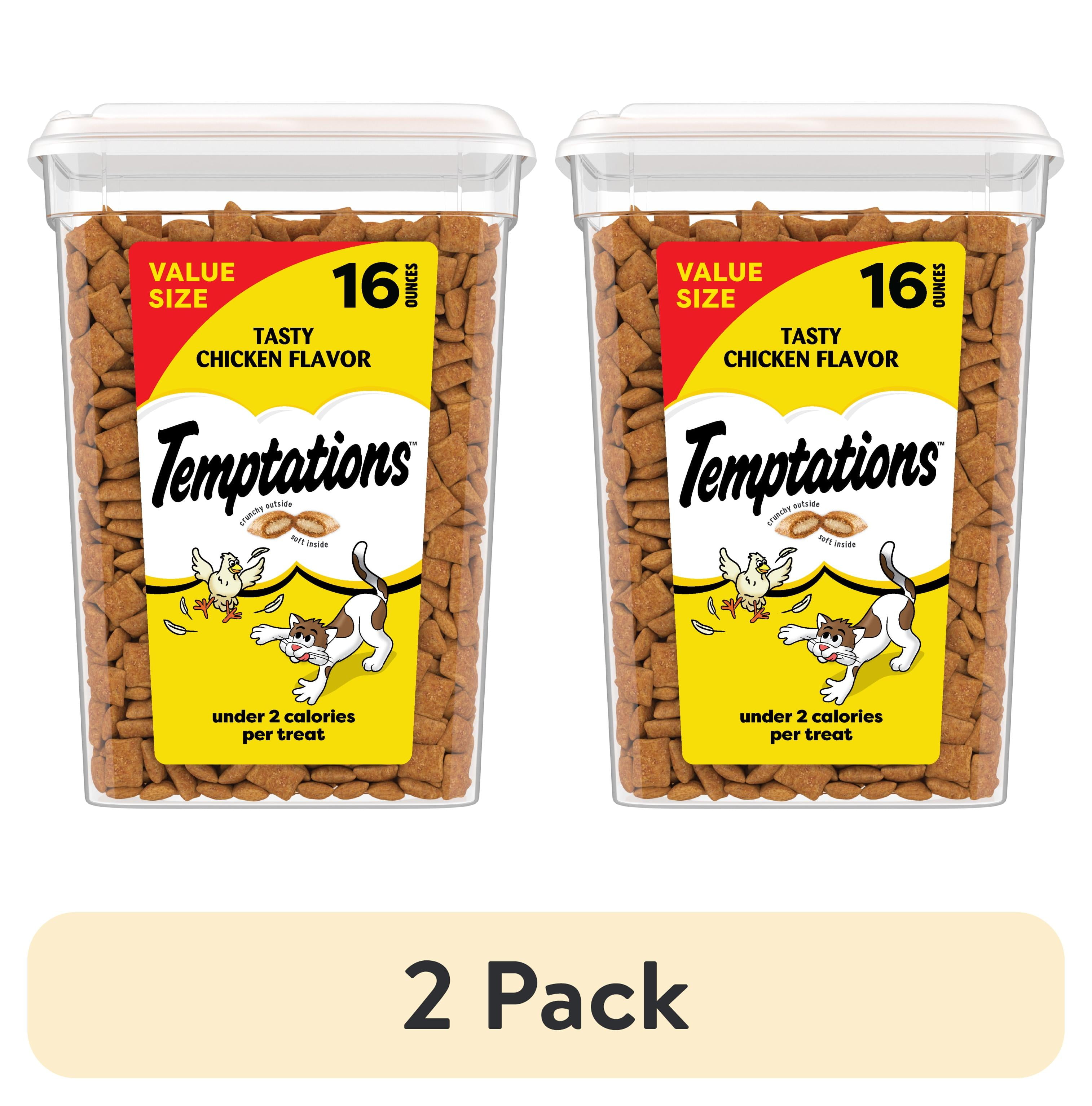 2 pack) Temptations Classic Tasty Chicken Flavor Crunchy And Soft