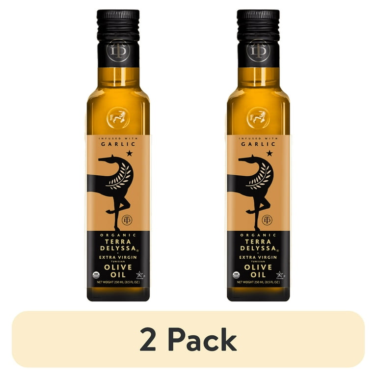 2 pack) Terra Delyssa Organic Extra Virgin Olive Oil Infused
