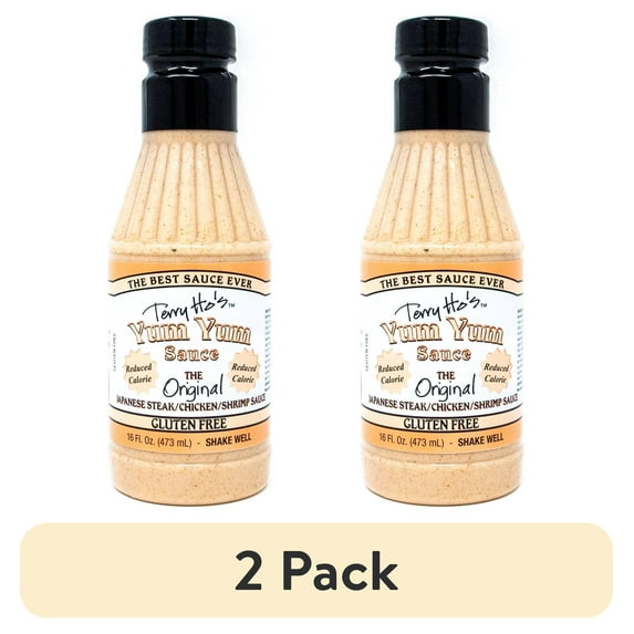 (2 pack) Terry Ho's Yum Yum Sauce, Reduced Calorie, 16 fl oz