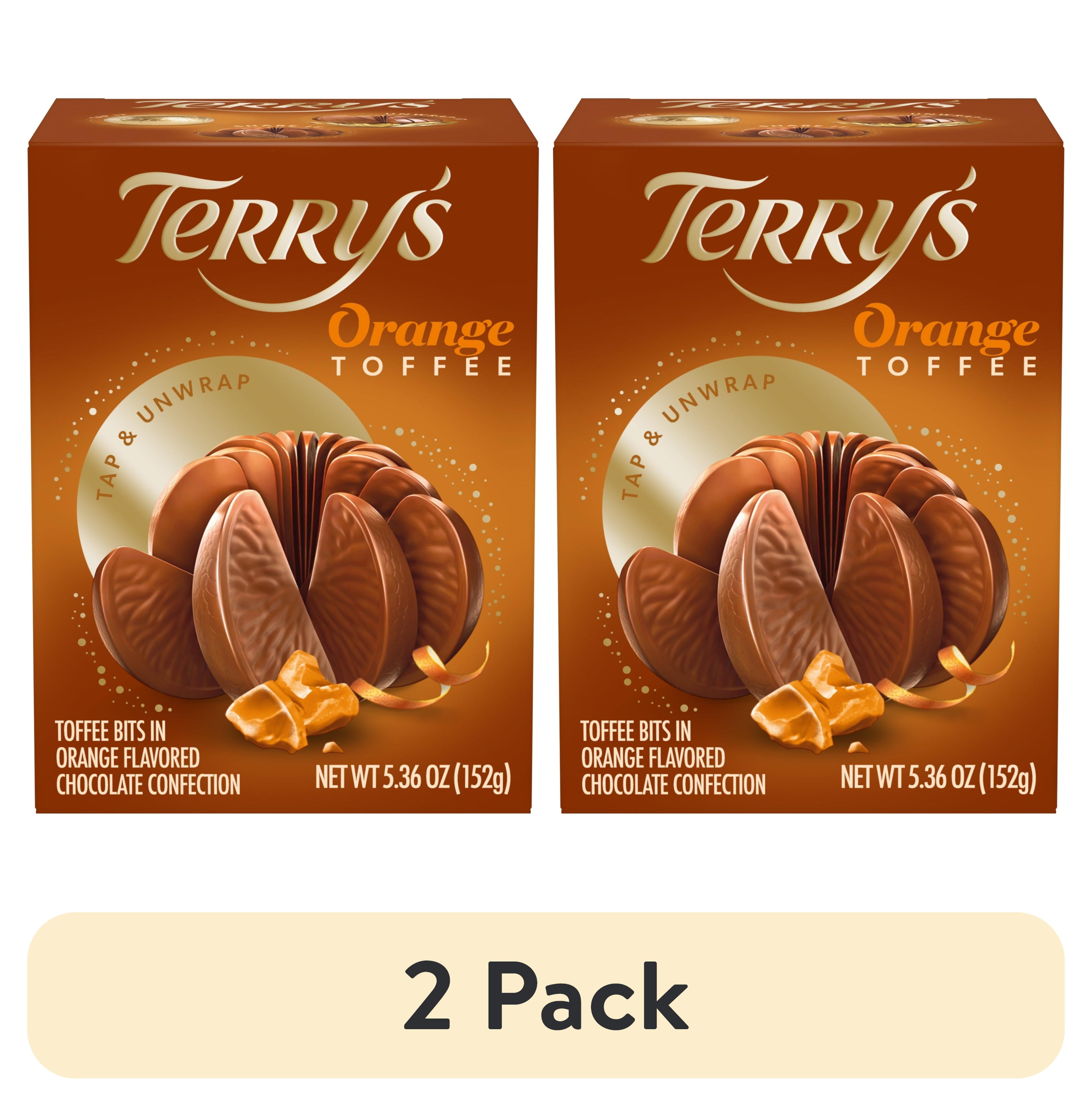 (2 pack) Terry's Chocolate Orange, Milk Chocolate with Natural Orange Flavor and Toffee, 5.36oz Box