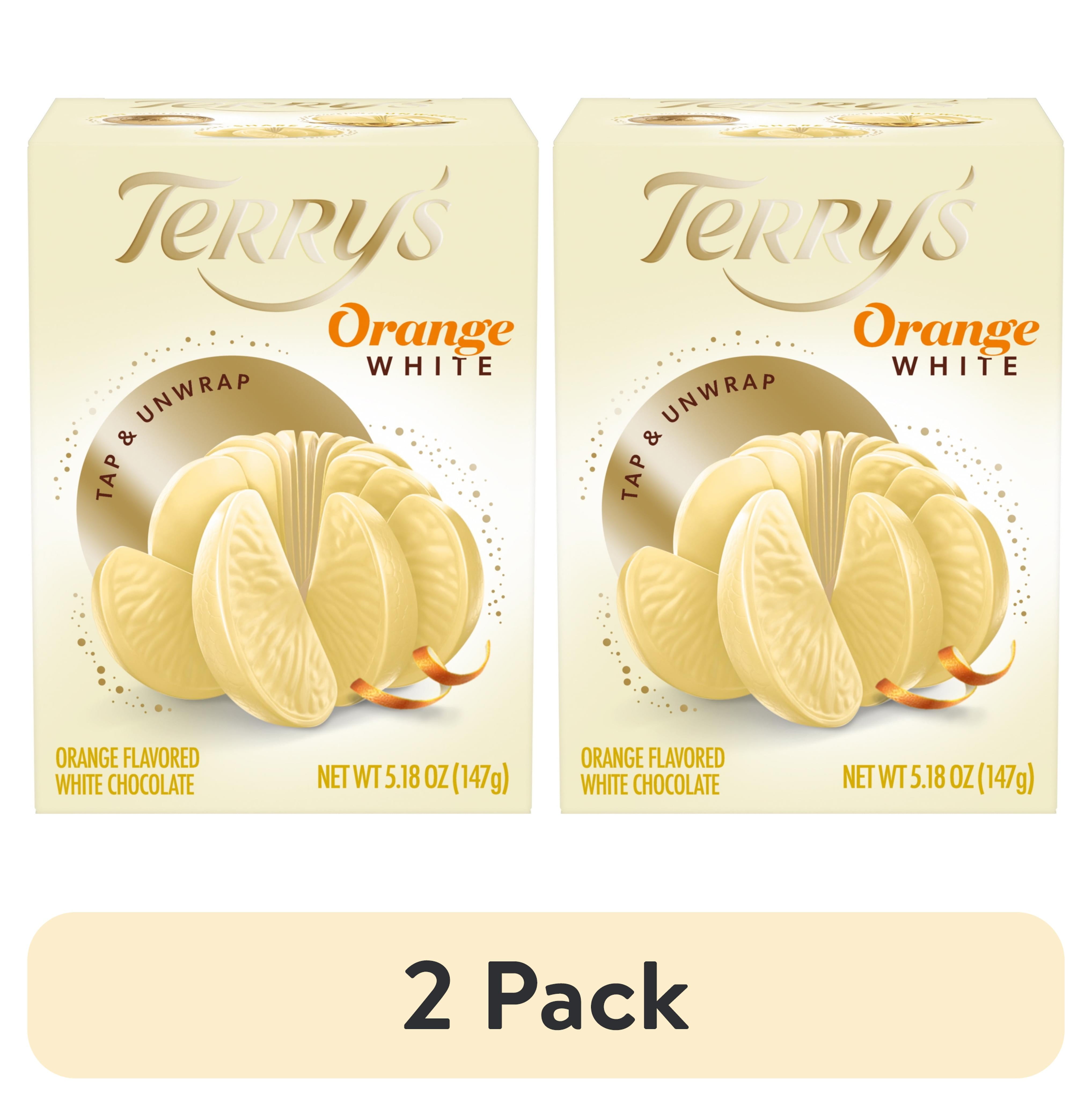 (2 pack) Terry's Chocolate Orange,  White Chocolate with Natural Orange Flavoring, 5.18 oz Box.
