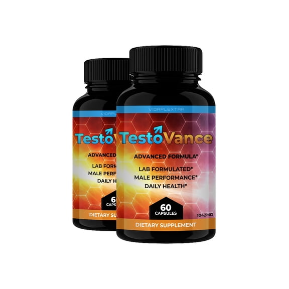 (2 pack) Testo Vance - Testo Vance Mens Capsules