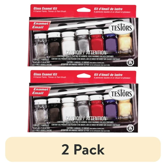 (2 pack) Testor Corporation 5998604 Gloss Enamel Kit