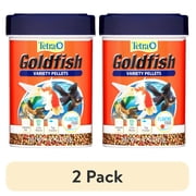 (2 pack) Tetra Goldfish Variety Floating Pellets Fish Food, 1.87 oz.