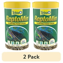 (2 pack) Tetra ReptoMin Floating Food Sticks for Aquatic Turtles, Newts and Frogs, 2.83 oz