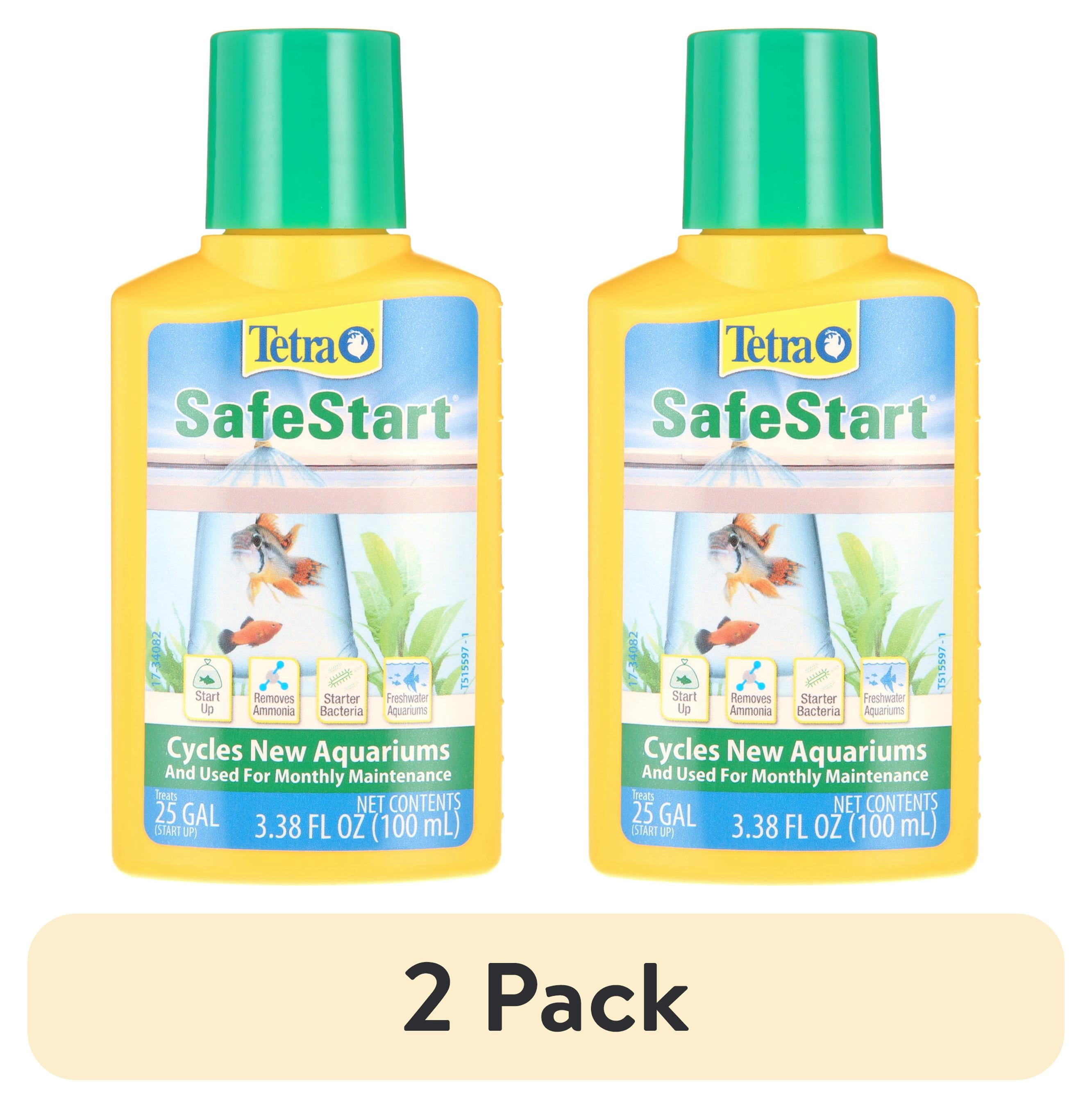 (2 pack) Tetra SafeStart, Cycles Water in Newly Set up Aquariums, 3.38 oz.