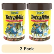 2 pack Tetra TetraMin Tropical Flakes Nutritionally Balanced Fish Food, 1 oz.