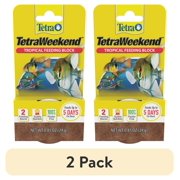 (2 pack) Tetra Weekend Tropical Feeding Block, Feeds Fish up to 5 Days, 0.85 oz.