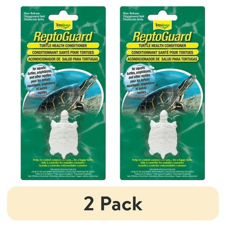 (2 pack) TetraTetrafauna ReptoGuard Turtle Health Conditioner Block, 1-Count