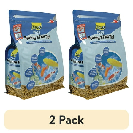 (2 pack) TetraPond Spring And Fall Diet 1.72 Pounds, Pond Fish Food, For Goldfish And Koi