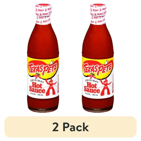 (2 pack) Texas Pete Original Hot Sauce, 12 Fl Oz