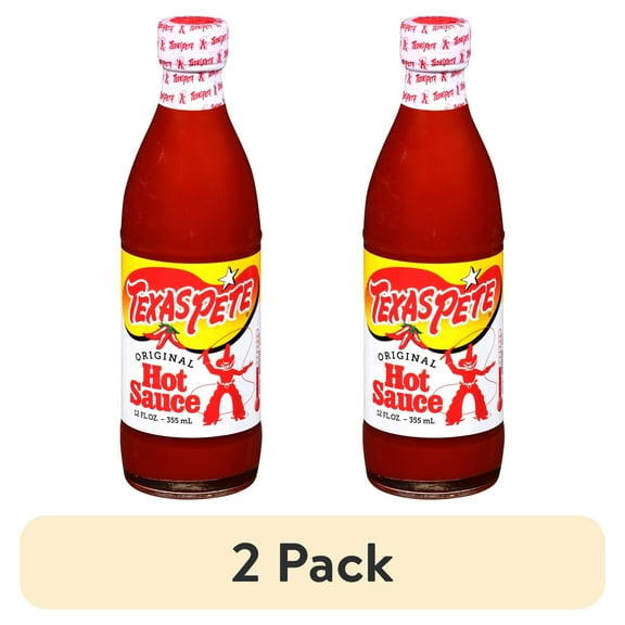 (2 pack) Texas Pete Original Hot Sauce, 12 Fl Oz