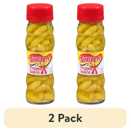 (2 pack) Texas Pete Pepper Sauce, 4.5 Fl Oz