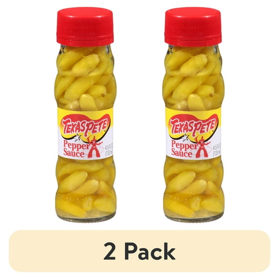 (2 pack) Texas Pete Pepper Sauce, 4.5 Fl Oz