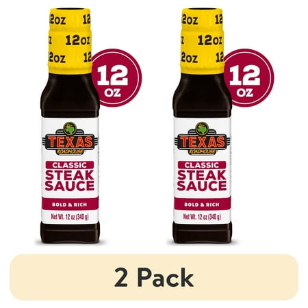 (2 pack) Texas Roadhouse Classic Steak Sauce, 12 oz.