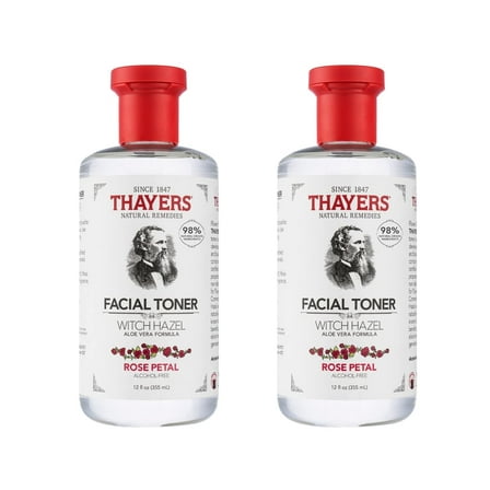 Thayers Witch Hazel Aloe Vera Toner, Rose Petal, 12 fl oz
