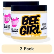 2 pack The Doux Bee Girl Honey Curl Custard Cream 16 oz, Moisturizing, Female