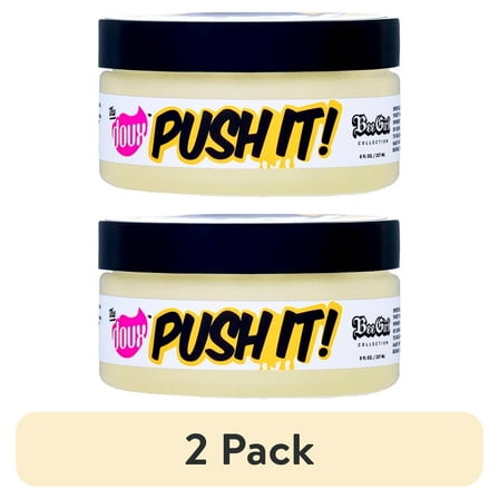 (2 pack) The Doux Bee Girl Push It Edge Gel, 2 oz., Frizzy Hair, Moisturizing, Female