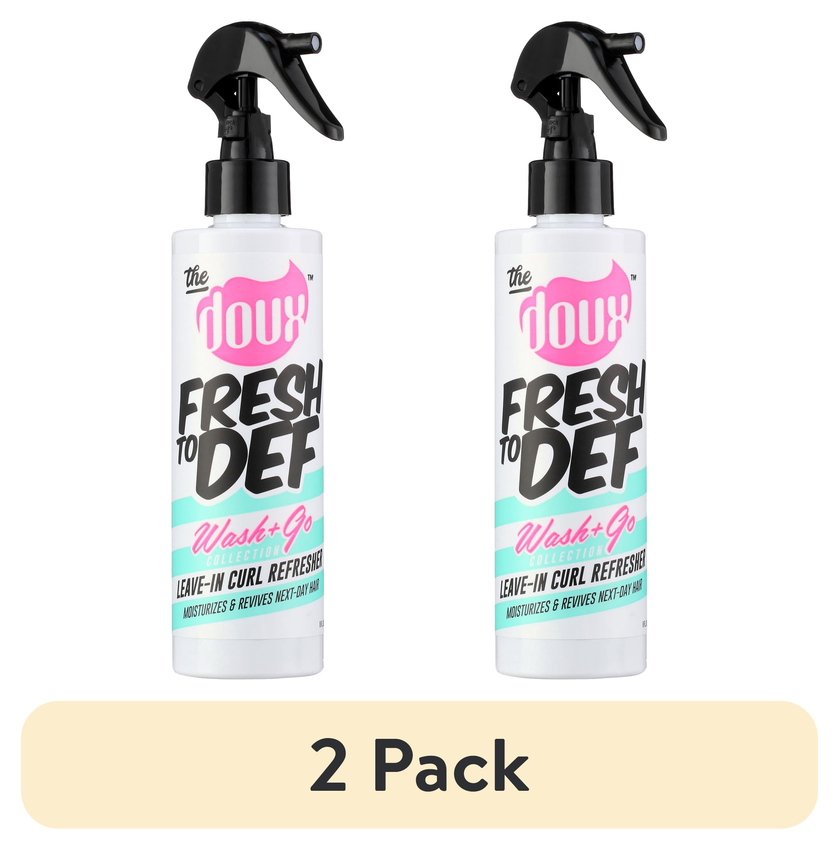 (2 pack) The Doux Fresh to Def Leave in Moisturizing Conditioner 8 oz. All Ages, All Hair Types, Spray Bottle