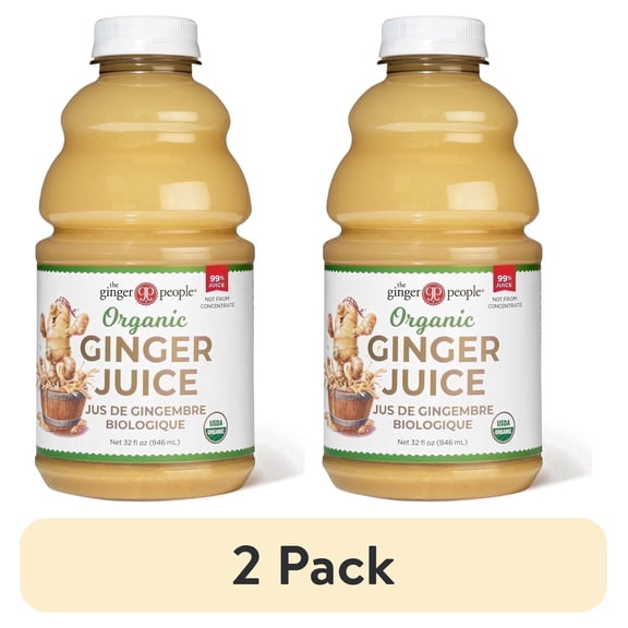 (2 pack) The Ginger People 99% Organic Ginger Juice - 32oz - Pack of 1