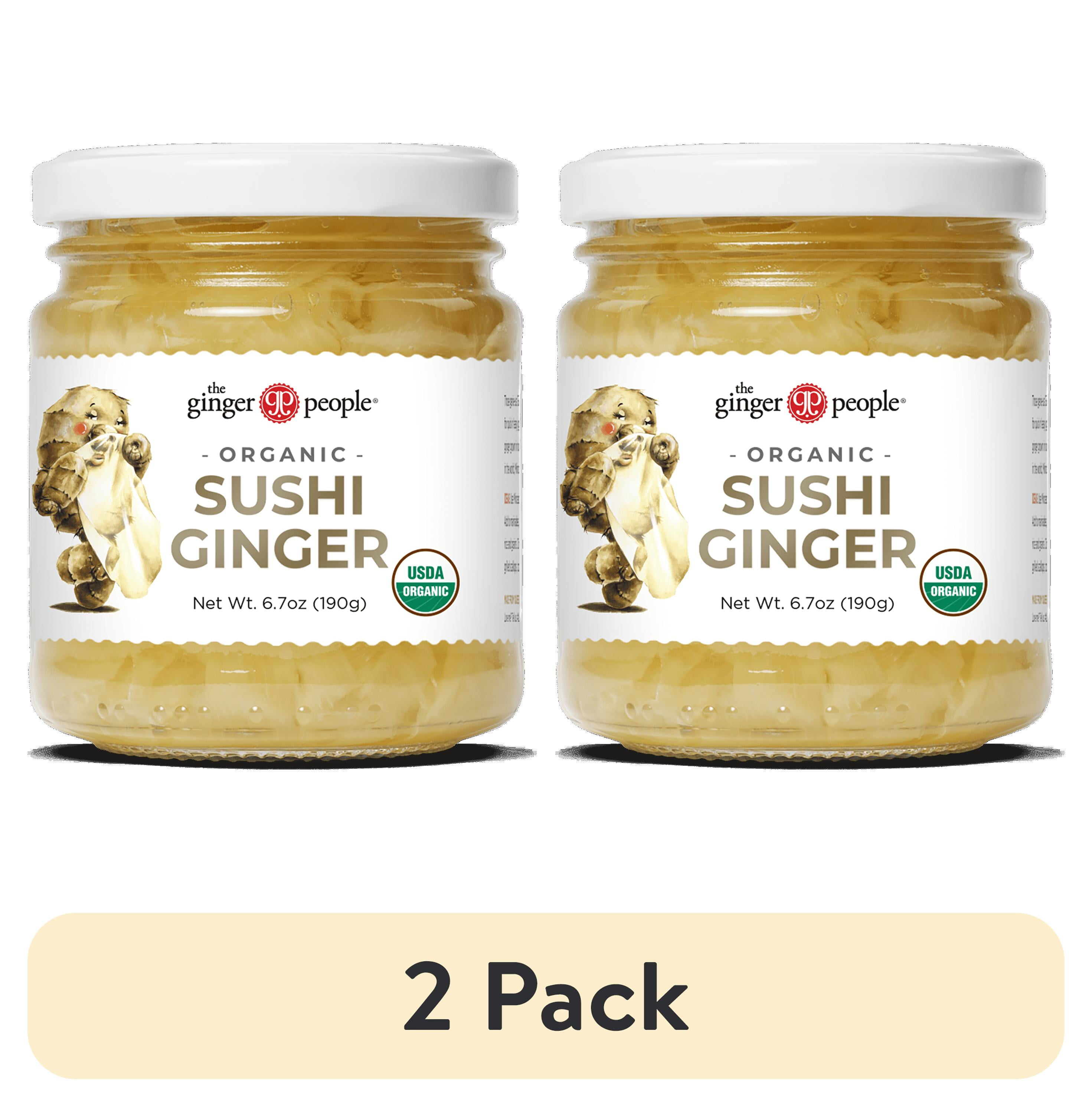 (2 pack) The Ginger People Organic Pickled Sushi Ginger, 6.7 oz.