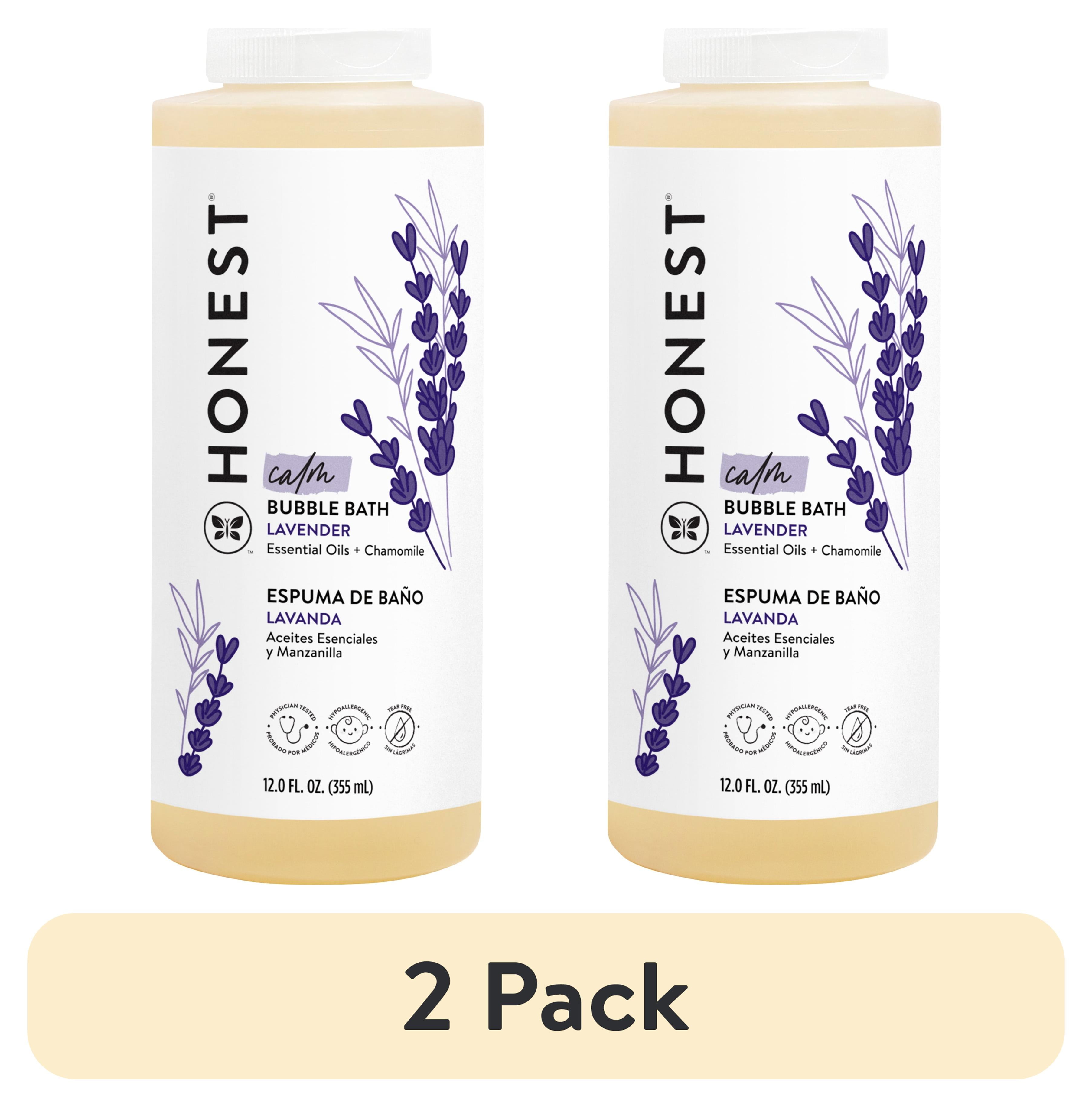 (2 pack) The Honest Company Baby Bubble Bath Calm Lavender 12 fl oz