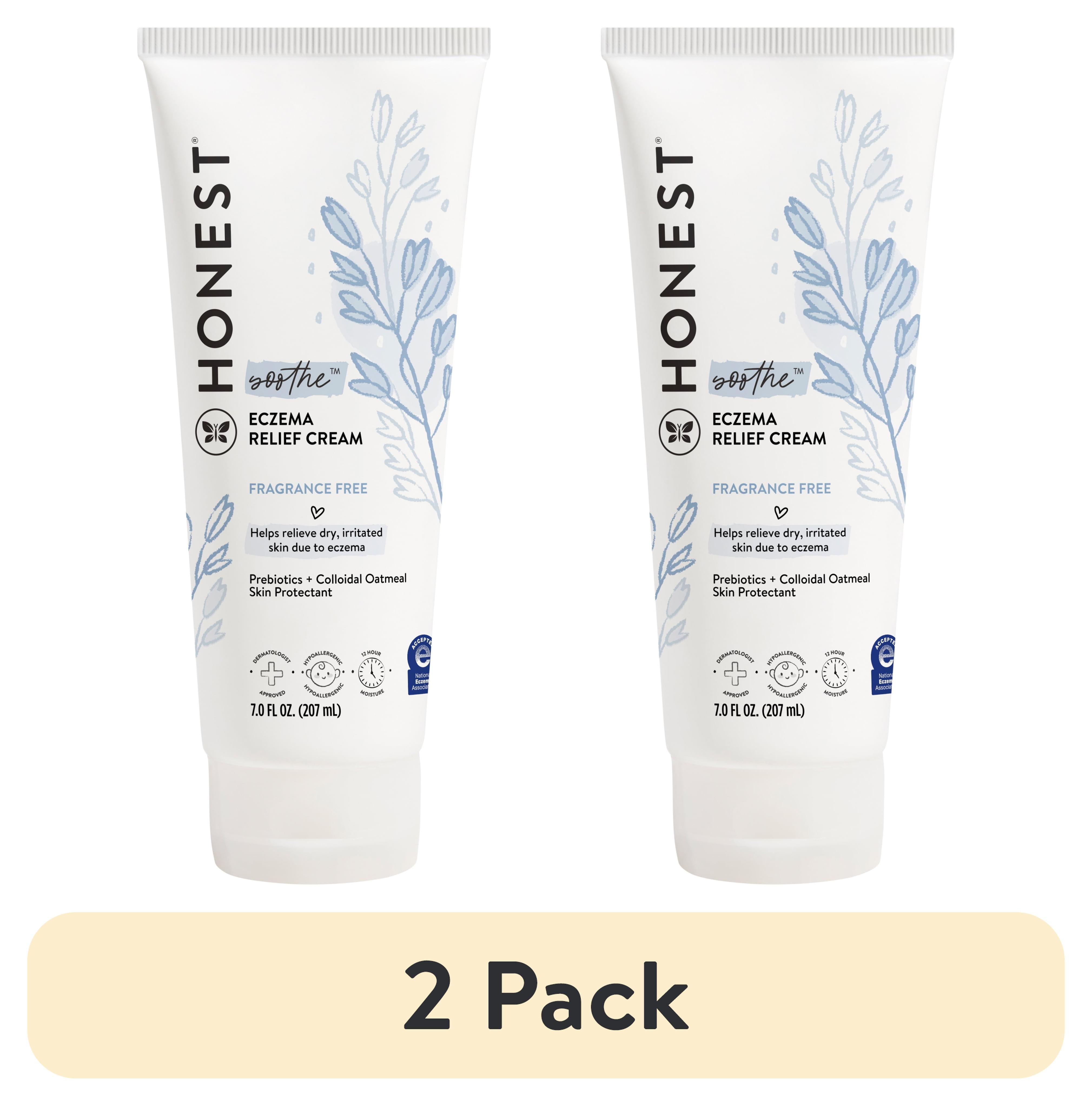 2 pack) The Honest Company Eczema Relief Cream 7 oz - Walmart.com