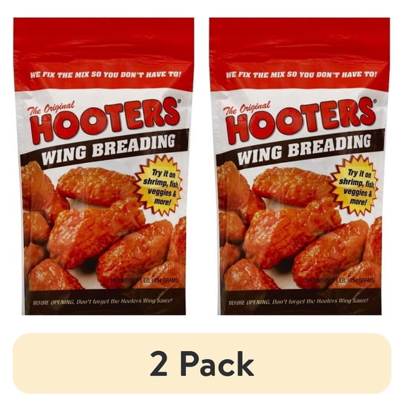 (2 pack) The Original Hooters Wing Breading, 16 oz