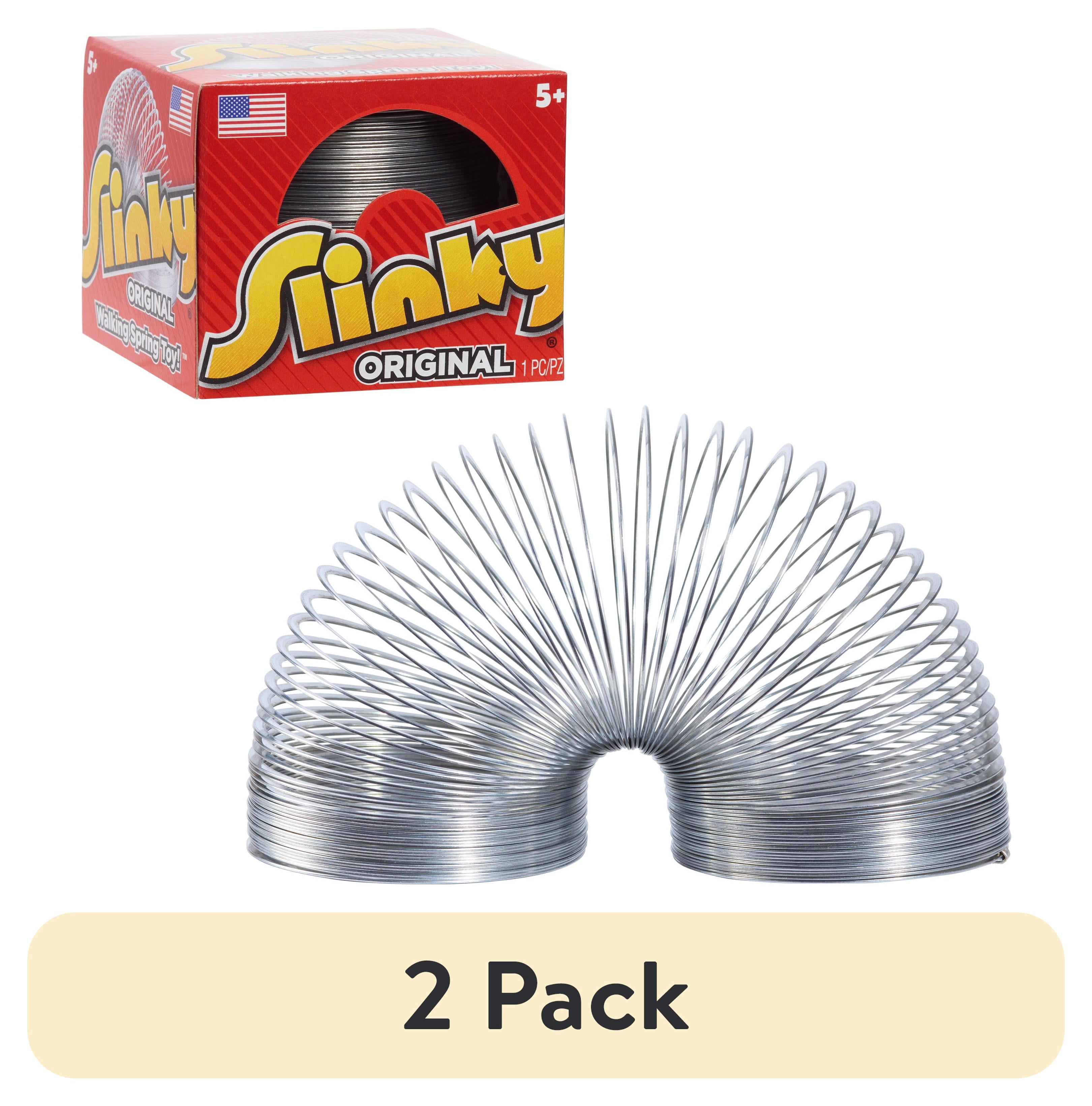 Original Slinky Brand Metal Walking Spring Toy, Stretchy Coil