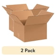 thumbnail image 1 of (2 pack) The Packaging Wholesalers Corrugated Boxes 11" x 11" x 7" Kraft 25/Bundle BS111107, 1 of 4