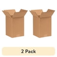 thumbnail image 1 of (2 pack) The Packaging Wholesalers Corrugated Boxes 7" x 7" x 10" Kraft 25/Bundle BS070710, 1 of 4