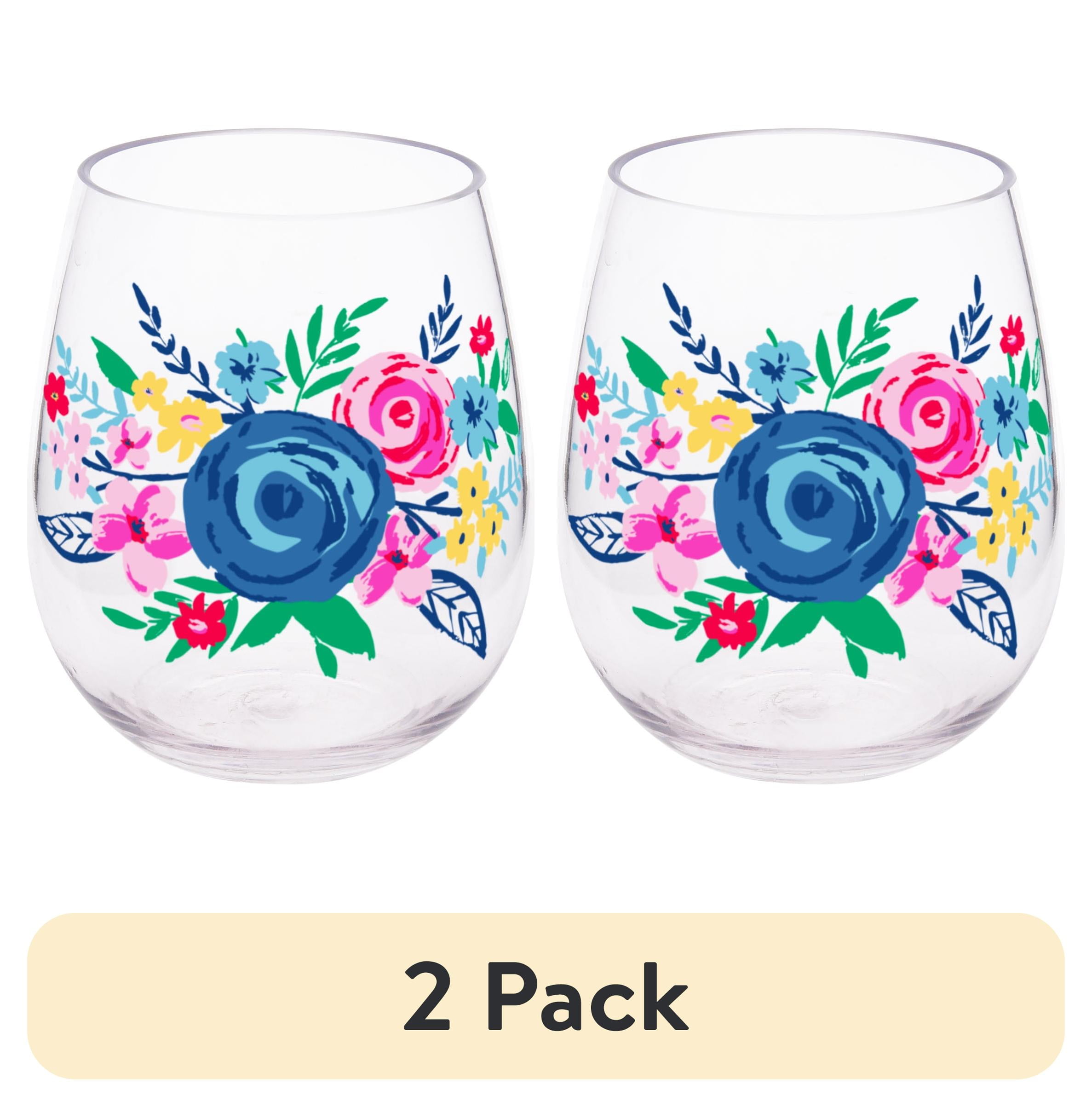 15 oz stemless wine glass gift boxes T and C Party Supply Silver Sparkling Wedding Favor Box-40 ct Large 4x4x5 Clear Window 2 Ribbon Choices (40 White 40 Black) Stemless Wine Glass Gift