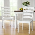thumbnail interactive-video image 1 of (2 pack) The Pioneer Woman Harper Solid Wood Dining Chairs, 2 Pack, White, 1 of 15