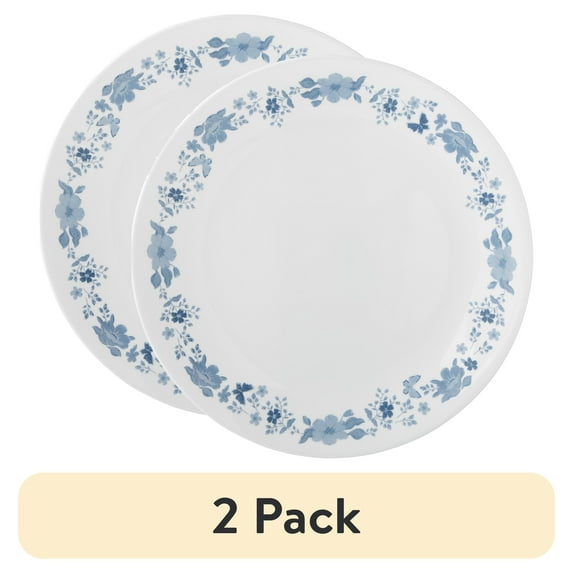 (2 pack) The Pioneer Woman by Corelle Dinner Plate, Evie, Blue