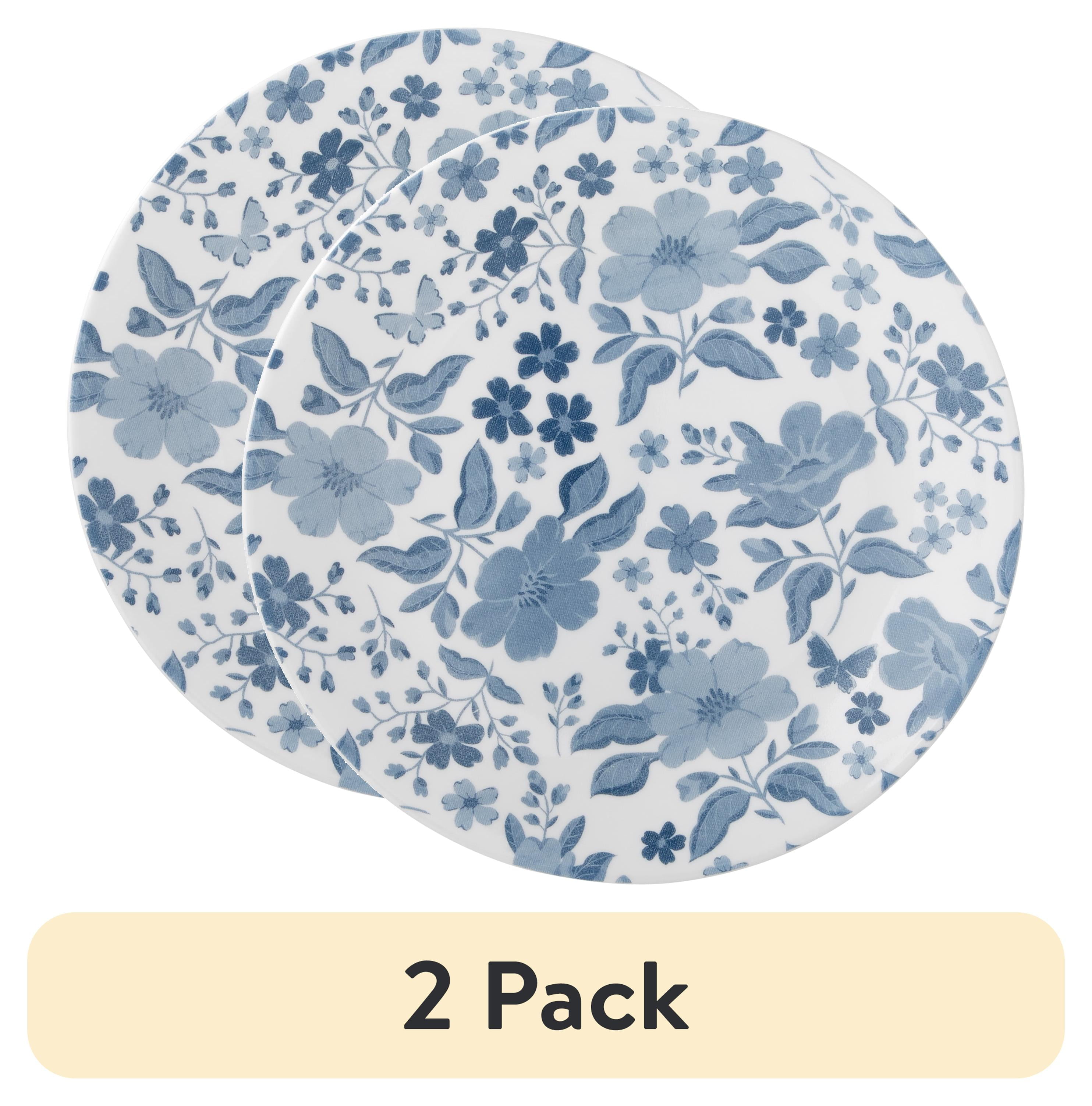 (2 pack) The Pioneer Woman by Corelle Salad Plate, Evie, Blue