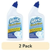 (2 pack) The Works Classic Clean Liquid Toilet Bowl Cleaner 24 floz