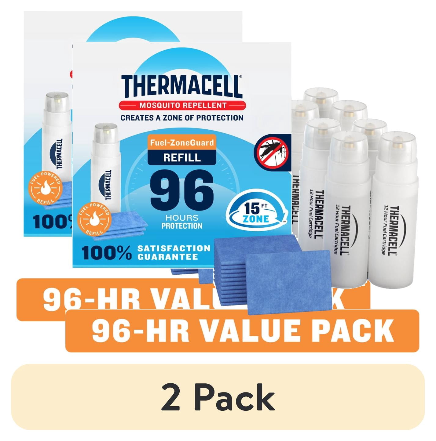 (2 pack) Thermacell Fuel-ZoneGuard Fuel Powered Mosquito Repellent 96-Hr Refill Pack