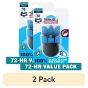 2 pack Thermacell E-ZoneGuard Rechargeable Mosquito Repellent Refill 72-Hour Pack