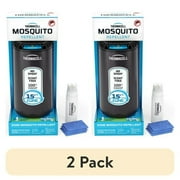 (2 pack) Thermacell Patio Shield Mosquito Repellent with 12-Hour Fuel Cartridge and 3 Repellent Mats, Graphite