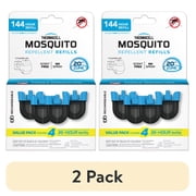 2 pack Thermacell E-ZoneGuard Rechargeable Mosquito Repellent Refill 144-Hour Pack