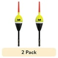 thumbnail interactive-video image 1 of (2 pack) Thill Night N Day Glow Float Fishing Spring Float Yellow Black 1" Oval, 1 of 7
