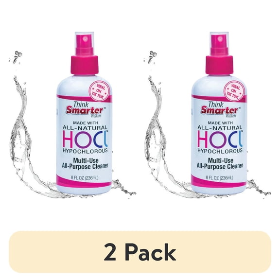 (2 pack) Think Smarter Products HOCL All-Purpose Cleaner with Hypochlorous Acid, All-Natural, 8fl oz (236mL)