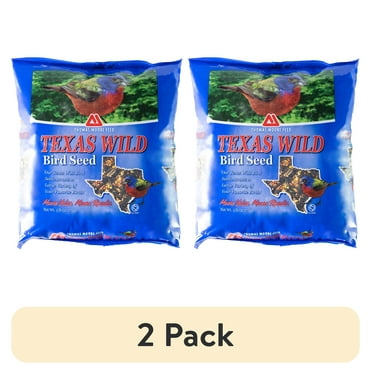 (2 pack) Thomas Moore Feeds Texas Wild Seed Dry Native Bird Food, 5 lb Bag