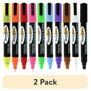2 pack Thorntons Art Supply Liquid Chalk Markers with Reversible Tips