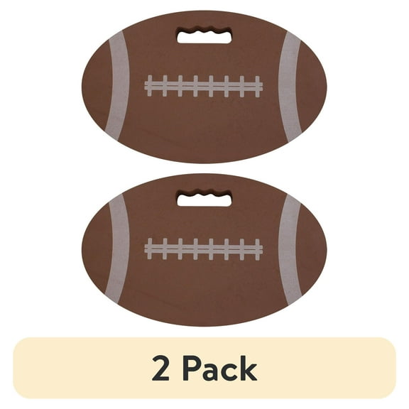 (2 pack) Thornton's  Ergonomic Thick Oval Kneeling Pad, Large Football