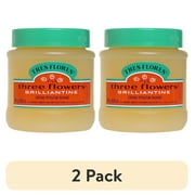 2 pack Three Flowers Brilliantine, Men Hair Pomade, All Hair Types, 3.25 oz