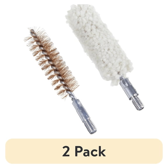 (2 pack) Thunder Cloud Firearm Steel Brush Swab Cleaning Brushes, .50 Caliber, Multi-Color, 87114A, .50 BMG