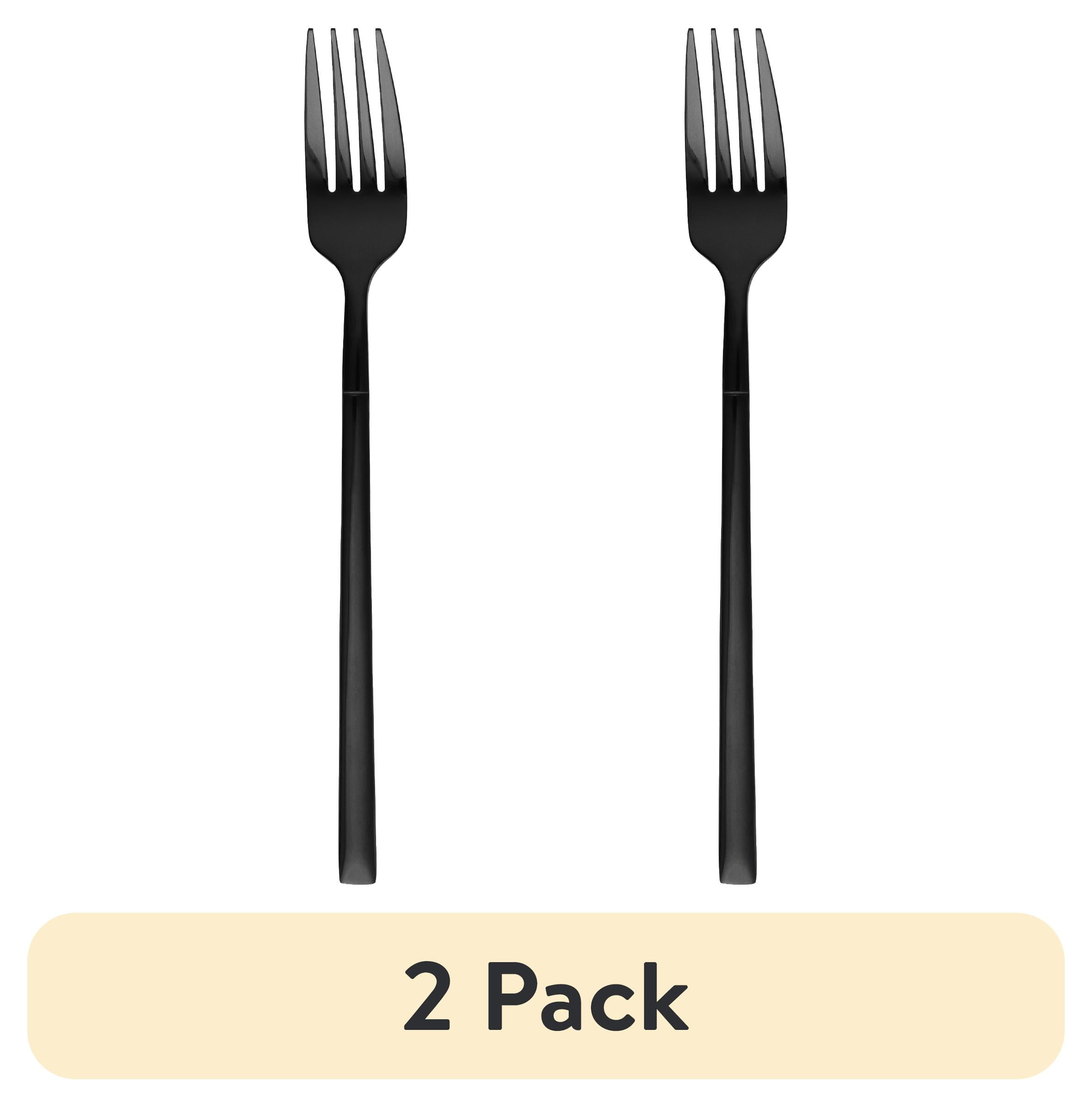 (2 pack) Thyme & Table Arden Black Stainless Steel Dinner Fork